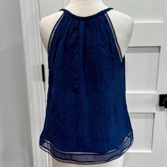 Ramy Brook Silk Navy Cami - Picture 5 of 7